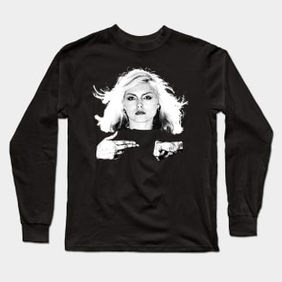 BLACKOUT / BLONDIE / Run the Jewels black white Long Sleeve T-Shirt